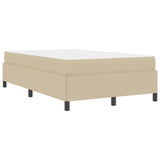Bed Frame with Mattress Light Green Grey 120 x 190 cm Fabric 3399114