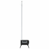 Tent Wood Stove with Chimney and Foldable Legs Black Steel 4005748