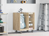 Golf Cabinet with Wheel Plain Sonoma Oak 65 x 45 x 98 cm 899449