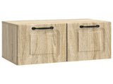 Wall-Mounted TV Cabinet Sonoma Oak 59.5 x 31 x 30 cm 899387
