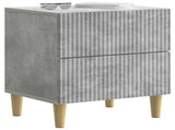 Bedside Cabinet 2 pcs Concrete Grey 43 x 34.5 x 48 cm 894532
