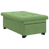 Sofa Bed Light Green 194 x 67 x 82 cm Velvet 42008597