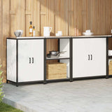 Kitchen Storage Set HATTEM 3 pcs White Cold-rolled Steel 3392702