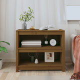 Book Cabinet Honey Brown 80x35x68 cm Solid Wood Pine 821677