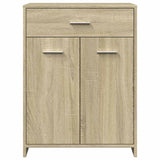 Bathroom Cabinet Sonoma Oak 60x33x80 cm Engineered Wood 849645
