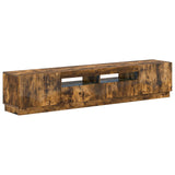 5 Piece LED TV Cabinet Smoked Oak Engineered Wood 3416845