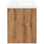 ZNTS 2 Piece Bathroom Furniture Set Artisan Oak Engineered Wood 3328584
