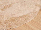 Shaggy Rug High Pile NAVARRA Beige 240x240 cm Polyester 4102925