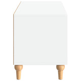 TV Cabinet White Engineered Wood 896235