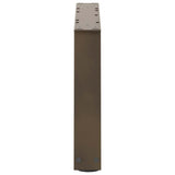 Coffee Table Legs V-Shape 2 pcs Natural Steel 70x cm Steel 4012539