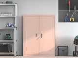 Storage Cabinet Pink 80 x 40 x140 cm Steel 3406179
