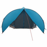 Teepee Tent 9-Person with Roof Blue and Grey 502 x 502 x 297 cm 42004018