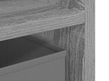 Lowboard with Drawer Grey Sonoma 102 x 32 x 48.5 cm 8000593