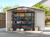 7 x 4ft Garden Shed, Easy to Assemble, Upgraded Galvanised Steel Frame with Foundation Kit, Double T3398P324023