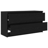 TV Cabinet Black 100x35x54 cm Engineered Wood 861806