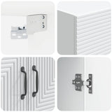 Wall-Mounted Cabinet White 59 x 31 x 60 cm Engineered Wood 898575
