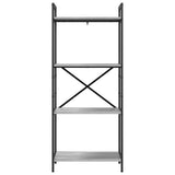Bookshelf Grey Sonoma 56 x 34 x 133.5 cm Engineered Wood 883871