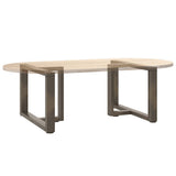 Coffee Table Legs T-Shaped 2 pcs Black 70x25x cm Steel 4013039