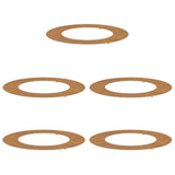 suitable for Flat Tree Rings 5 pcs Brown 50 / 80 cm 873703