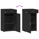 Sideboard Black 50x42.5x93 cm Engineered Wood 846293