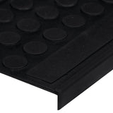 Stair Treads 10 pcs 25x75 cm Rubber 155637