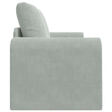 Sofa Bed Light Grey 148 x 71 x 83 cm Velvet 4106684