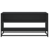 TV Cabinet Black 91x40x46 cm Engineered Wood and Metal 848884