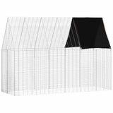 Rabbit Cage Silver 300 x 100 x 210 cm Galvanised Steel 42019247