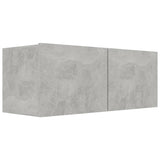 8 Piece TV Cabinet Set Concrete Grey Engineered Wood 3079089