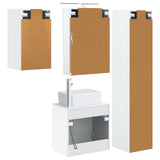 Bathroom Cabinet Set 5 pcs White 50 x 14.5 x 70 cm 3407319