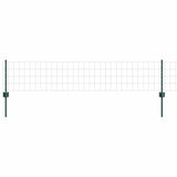 Welded Wire Fence 10 x 0.4 m PVC-Coated Steel Green 3335988