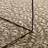 Rug ZIZUR Beige 100x200 cm Jute Look Indoor and Outdoor 4010405