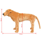 Standing Plush Toy Labrador Dog Light Brown XXL 91329