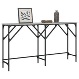 Console Table Grey Sonoma 140x29x75 cm Engineered Wood 837760