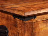 Storage Chest Rough Mango Wood 241635