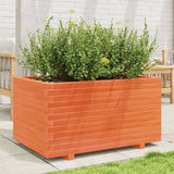 Garden Planter Wax Brown 90x60x49.5 cm Solid Wood Pine 847385