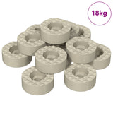 Chair Leg Floor Protectors 18000 pcs Transparent 15 x 16 mm 864757