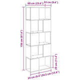 TV Cabinet Set Brown 60 x 24 x 156 cm Engineered Wood 875198