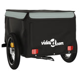 Bike Trailer Black and Grey 30 kg Iron 94077