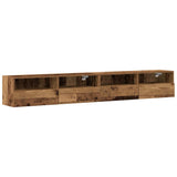 TV Wall Cabinet 2 pcs Old Wood 100 x 30 x 30 cm Engineered Wood 862189