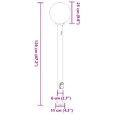 Bollard Lights with Sensor&Outlet 3 pcs 120 cm Black IP44 4006126