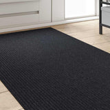 Carpet Runner Anthracite 80 x 300 cm Fabric 42011424