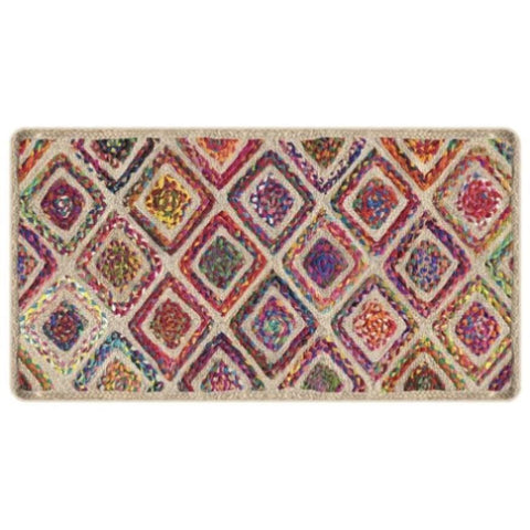 ZNTS Rug Washable Multicolour 80x150 cm Anti Slip 136585
