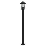 ZNTS Outdoor Floor Lamp Black 120 cm Stainless Steel 4006387