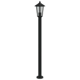 ZNTS Outdoor Floor Lamp Black 120 cm Stainless Steel 4006387