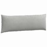 Sofa Pillows 2 pcs Light Grey 120 x 40 cm Fabric 42013812