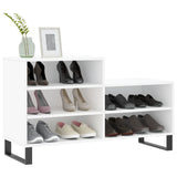 Shoe Cabinet White 102x36x60 cm Engineered Wood 831396