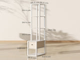 Bathroom Storage Cabinet-White 37449833
