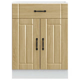 Kitchen Base Cabinet Lucca Sonoma Oak Engineered Wood 853730