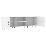 TV Cabinet White 150x30x50 cm Engineered Wood 829068